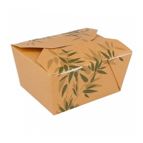 Ланч-бокс картонный Feel Green 11,3*9*6,4 см, СВЧ, 50 шт/уп, Garcia de PouИспания 6834
