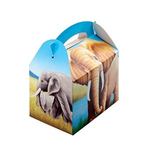 Коробка картонная для еды на вынос детская 17*16*10 см,(1упаковка=50 шт) Garcia de PouИспания 6839