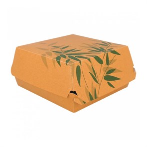 Коробка Feel Green для бургера, 17*17*8 см, картон, 50 шт/уп, Garcia de PouИспания 6877