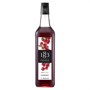 Сироп 1883 Maison Routin Клюква (Cranberry), 1 л, стекло 724