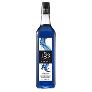 Сироп 1883 Maison Routin Блю Кюрасао (Blue Curaсao), 1 л, стекло 725