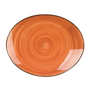 Тарелка Fusion Brown Shore 21*17,5 см, P.L. Proff Cuisine 1185