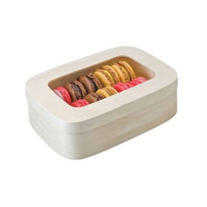 Коробка для 10-12 макарон, 18*12,8*5 см, деревянный шпон, Garcia de PouИспания 7142