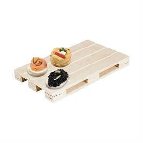 Мини-паллета для подачи и сервировки,1штука. 20*12*2 см,деревянный, Garcia de PouИспания 7146
