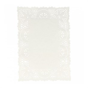 Салфетка ажурная белая 21*15 см, 250 шт/уп, Garcia de PouИспания 7255