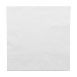 Салфетка бумажная двухслойная белая, 40*40 см, 100 шт, Garcia de PouИспания 7290