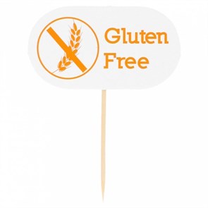Маркировка-флажок "GLUTEN FREE" 8 см, 100 шт, Garcia de PouИспания 7754