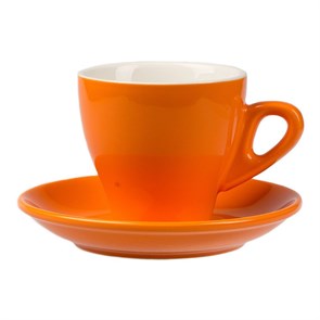 Кофейная пара Barista (Бариста) 280 мл, оранжевый цвет, P.L. Proff Cuisine (кор= 36 шт) 1245