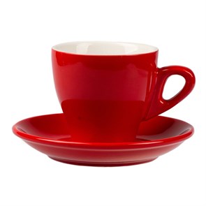 Кофейная пара Barista (Бариста) 280 мл, красный цвет, P.L. Proff Cuisine (кор= 36 шт) 1247
