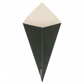 Кулек для фри/снеков Black 100 г, 22*12,5 см, 200 шт/уп, картон, Garcia de PouИспания 8709