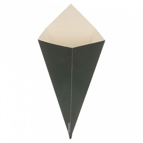 Кулек для фри/снеков Black 250г, 27*16 см 200 шт/уп, картон, Garcia de PouИспания 8711