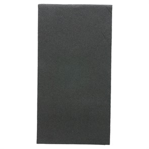 Салфетки двухслойные 1/8 Double Point чёрные, 40*40 см, 25 шт, бумага, Garcia de Pou 8811