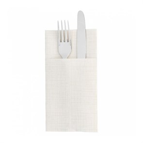 Конверт-салфетка для столовых приборов Dry Cotton шампань 40*40 см, 50 шт, Garcia de Pou 8832