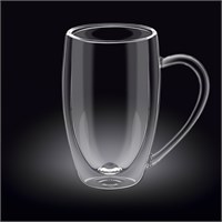 Кружка двустенная 500 мл WL‑888742/A 60503