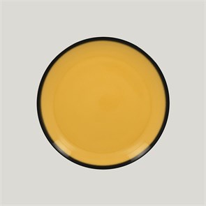 Тарелка круглая RAK Porcelain LEA Yellow 29 см (желтый цвет) 9106