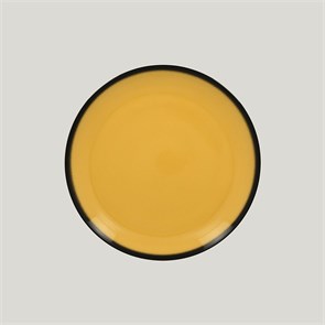 Тарелка круглая RAK Porcelain LEA Yellow 27 см (желтый цвет) 9107