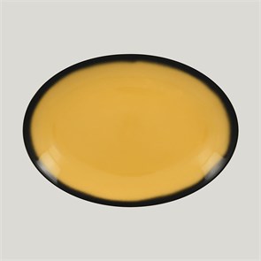 Блюдо овальное RAK Porcelain LEA Yellow 36 см (желтый цвет) 9113