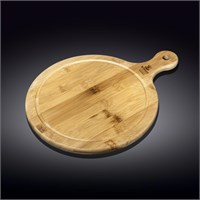 Доска сервировочная с ручкой круглая 28,5x20,5 см WL?771097/A 61080