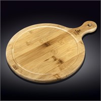 Доска сервировочная с ручкой круглая 46x35,5 см WL?771103/A 61086