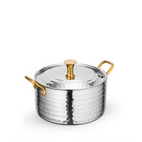 Мини-кастрюля сервировочная с ручками и крышкой WL?554146/S 64181