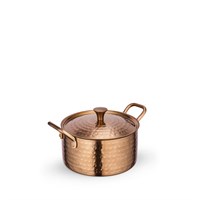 Мини-кастрюля сервировочная с ручками и крышкой WL?554244/S 64183