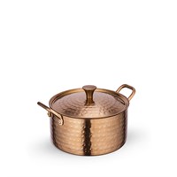 Мини-кастрюля сервировочная с ручками и крышкой WL?554245/S 64184