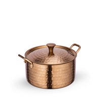 Мини-кастрюля сервировочная с ручками и крышкой WL?554246/S 64185