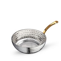 Мини-сковородка сервировочная глубокая круглая с ручкой WL?554139/S 64205