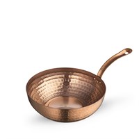 Мини-сковородка сервировочная глубокая круглая с ручкой WL?554239/S 64209