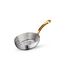 Мини-сковородка сервировочная глубокая овальная с ручкой WL?554140/S 64216