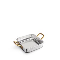 Мини-сковородка сервировочная квадратная с ручками WL?554108/S 64223