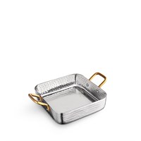 Мини-сковородка сервировочная квадратная с ручками WL?554109/S 64224