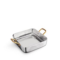 Мини-сковородка сервировочная квадратная с ручками WL?554110/S 64225