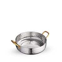 Мини-сковородка сервировочная круглая с ручками WL?554103/S 64241