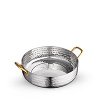 Мини-сковородка сервировочная круглая с ручками WL?554104/S 64242