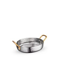 Мини-сковородка сервировочная овальная с ручками WL?554105/S 64255