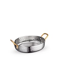 Мини-сковородка сервировочная овальная с ручками WL?554106/S 64256