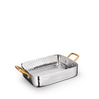 Мини-сковородка сервировочная прямоугольная с ручками WL?554113/S 64267