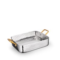 Мини-сковородка сервировочная прямоугольная с ручками WL?554114/S 64268