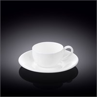 Чашка кофейная и блюдце 100 мл WL-993002/1C 65251