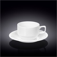Чашка чайная и блюдце 220 мл WL-993008/1C 65287
