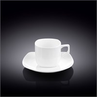 Чашка кофейная и блюдце 90 мл WL-993041/1C 65316
