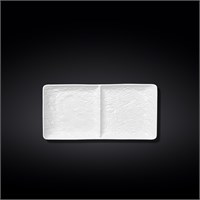 Блюдо прямоугольное 2-х секционное 27x13 см WL-661535/A 66898