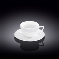 Чашка чайная и блюдце 240 мл WL-880101404/AB (OLD: 880105) 67593