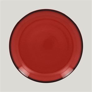 Тарелка круглая RAK Porcelain LEA Red 27 см (красный цвет) 10107
