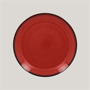 Тарелка круглая RAK Porcelain LEA Red 24 см (красный цвет) 10108