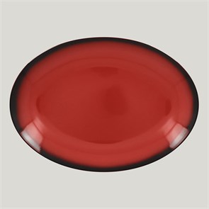Блюдо овальное RAK Porcelain LEA Red 32 см (красный цвет) 10110