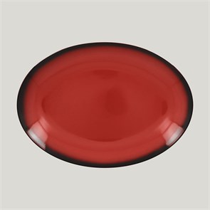 Блюдо овальное RAK Porcelain LEA Red 26 см (красный цвет) 10111