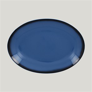 Блюдо овальное RAK Porcelain LEA Blue (синий цвет) 26 см 10117