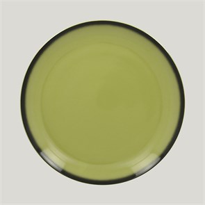 Тарелка круглая RAK Porcelain LEA Light green (зеленый цвет) 27 см 10120